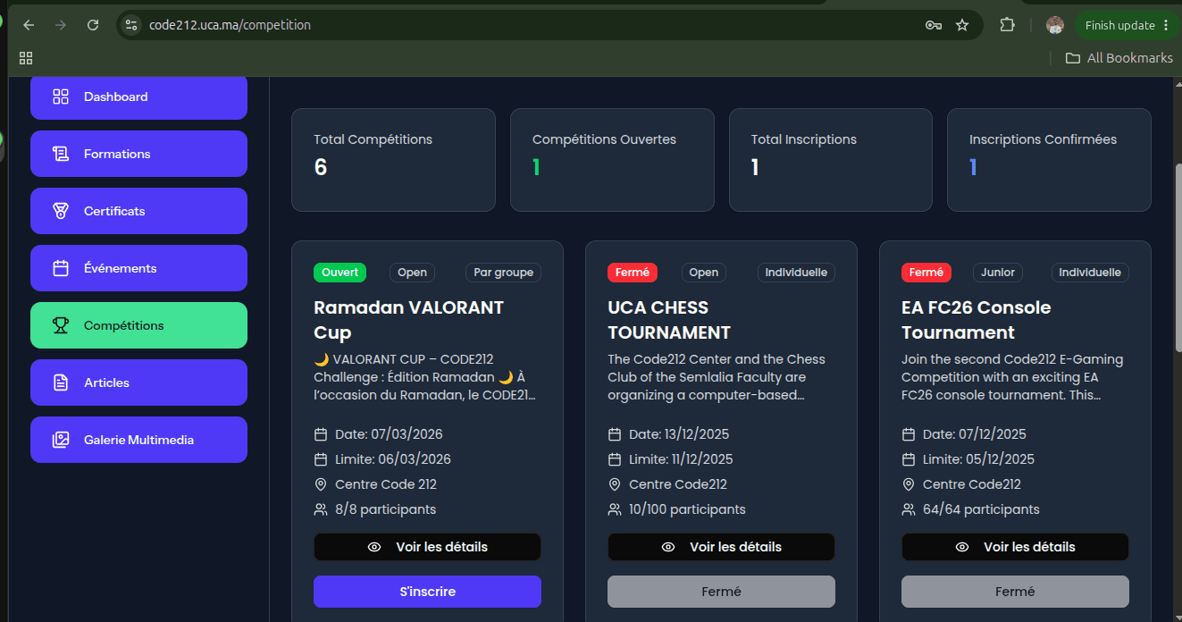 Code-212, Marrakech — Backend Developer