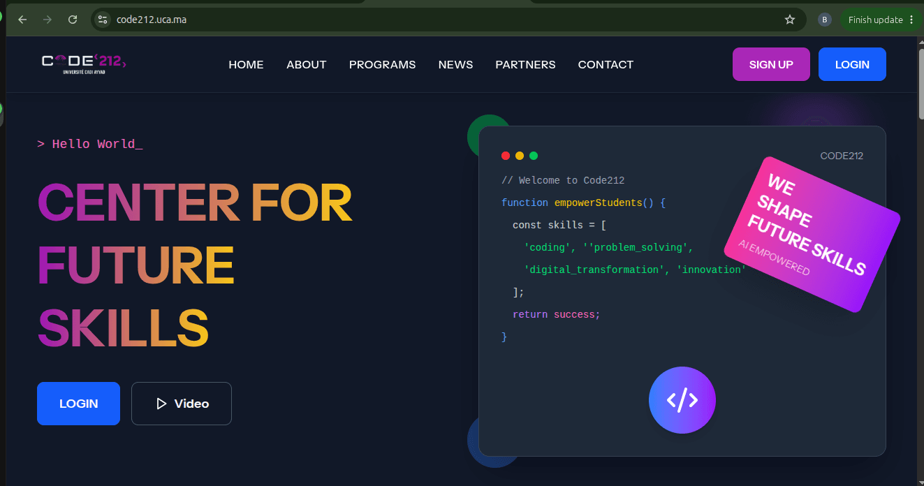 Code-212, Marrakech — Backend Developer