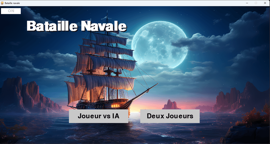 Bataille Navale main menu
