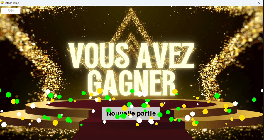Victory screen